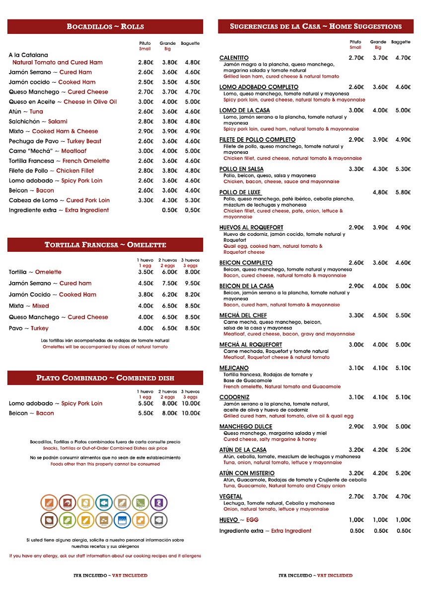 Menu Cafe - Bar El Caliente-2