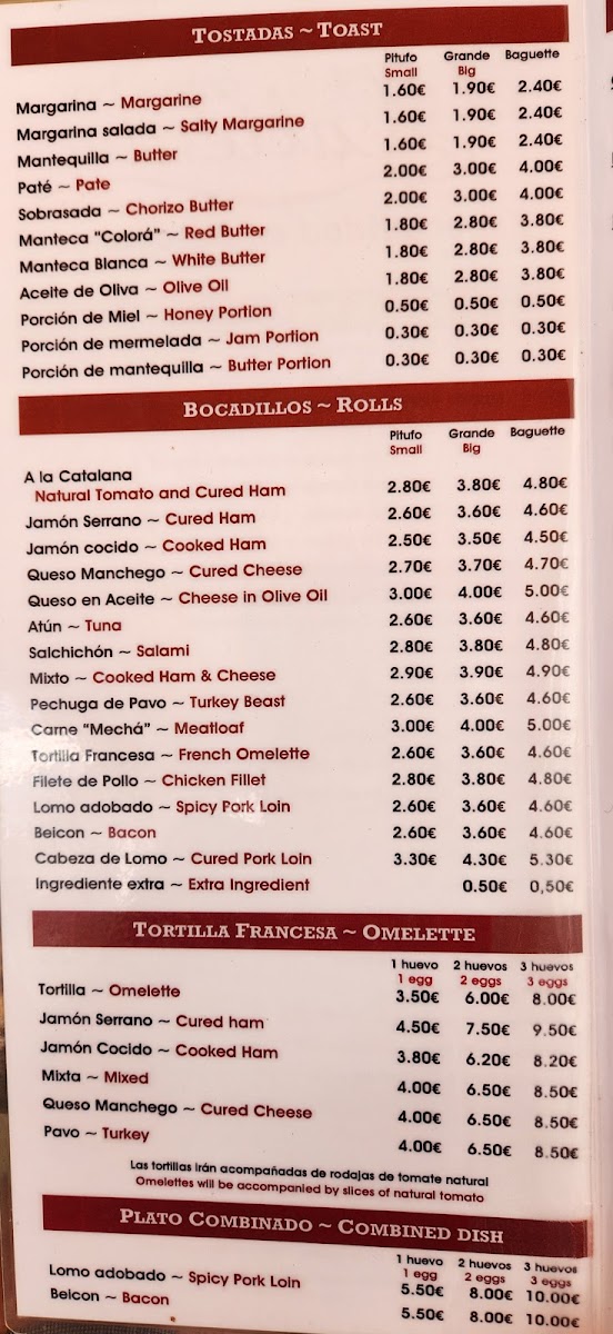 Menu Cafe - Bar El Caliente-4